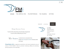 Tablet Screenshot of flyingmissionusa.org